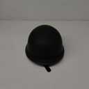 German Style Motorcycle Half Helmet Open Face Adult Men Women DOT Approved Retro HelmetMatte Black (Large)