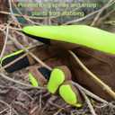 ZLUXURQ Gardening Gloves for Women and Men, Work Gloves for Yard Work (Small-8.38'', Fluorescent Green(touchscreen))