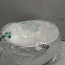 12 Inch 2 Pack Large Hanging Planters for Indoor Outdoor Plants, Plastic Hanging Basket Pots for House Plants Flowers, White