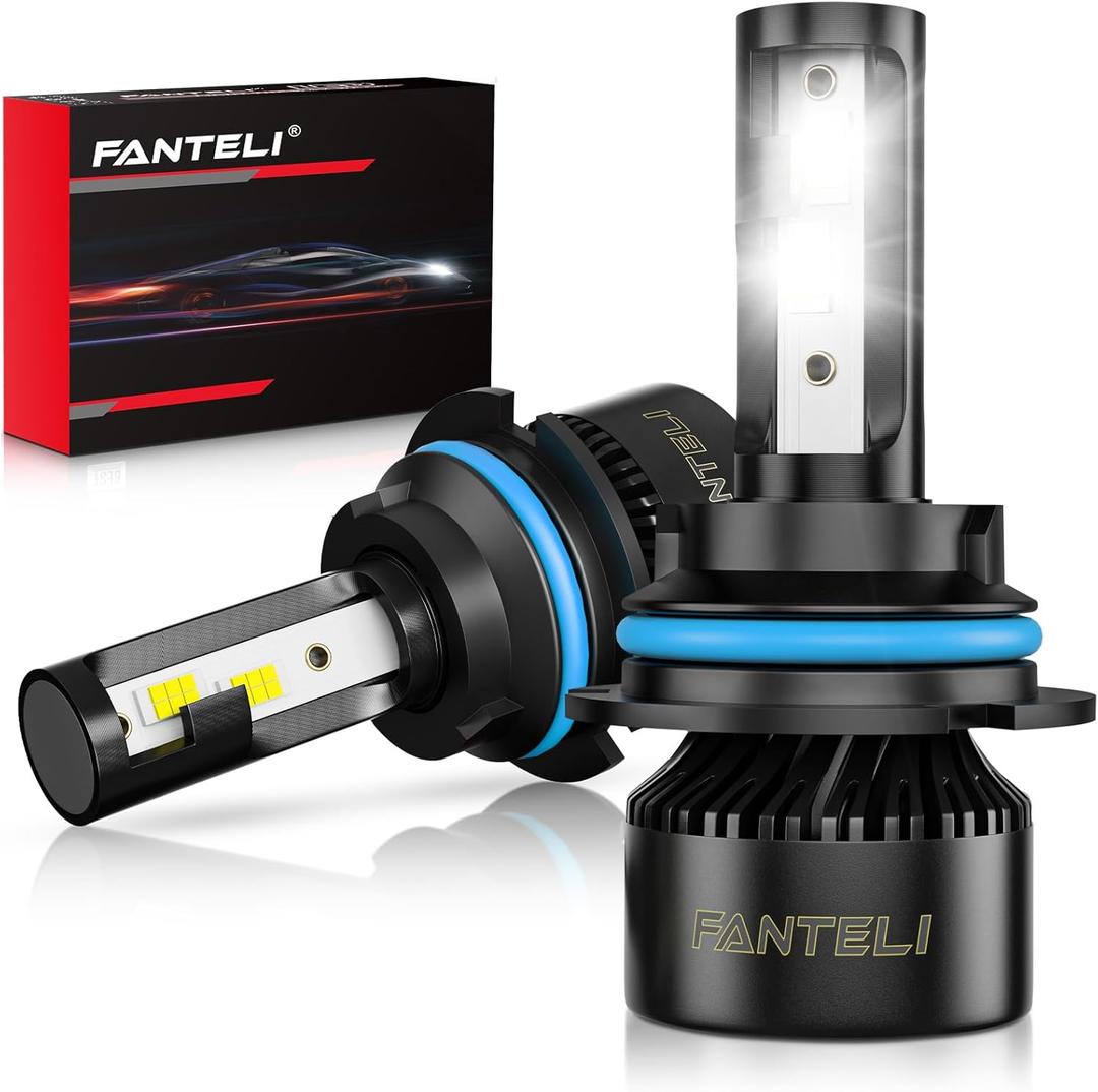 Bulbs 6500K Cool White 40000LM 900% Brightness, 1:1 Size Plug and Play IP68 Waterproof Off-Road Lights, Pack of 2