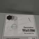 Midcard 20 Sheets Peel and Stick Backsplash PVC Wall Tile, for Kitchen Backsplash (Distressed Silvery Moon)