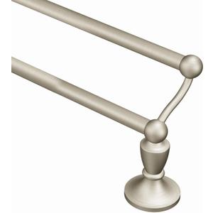 Moen DN8222BN Wembley 24-Inch Double Towel Bar, Brushed Nickel