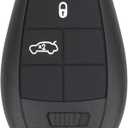 Key Fob Entry Remote Control Key Compatible with Chrysler 300, Dodge Charger, Challenger, Magnum, Replacement for M3N5WY783X IYZ-C01C, 4 Button (Single)