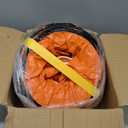 12Inch × 32FT PVC Duct Hose Protable HVAC Duct Hosing for Utility Blower Fan Flexible Duct Hosing with D-Ring & Ajustable Rope