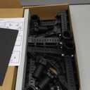 Mini Fridge Stand Adjustable Universal Base with 4 Strong Feet Washer Dryer Pedestal for Small Refrigerator, Portable Compact Washer or Dryer, Black