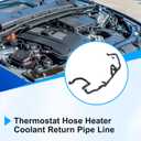 GXARTS Thermostat Hose Heater Coolant Return Pipe Line 17127548230 Compatible with BMW 335i 135i 335is 2007 2008 2009 2010 2011 2012 2013