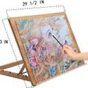 Falling in Art Extra Large 5-Position Wood Drafting Table Easel Drawing and Sketching Board, 29 1/2 Inches by 19 2/3 Inches