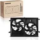 A-Premium Engine Radiator Cooling Fan Assembly Compatible with Select Chevrolet & GMC & Buick & Saturn Models - Traverse 2009-2017, Acadia 2007-2016, Acadia Limited 2017, Enclave 2008-2017, Outlook