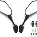 Heart Horse Motorcycle Mirrors Rear View Mirrors Compatible with CBR600 F4 F4I 1999-2006 CBR900 CBR919 CBR929 CBR954 1998-2003 RC51 RVT1000 DD250E DD300 DD350