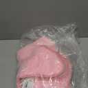 Microfiber Bathroom Rug Sets 3 Piece, Non Slip Contour Mat Toilet Lid Cover and Bath Rug Mats Shower Mats for Bathroom Tub Toilet (Pink)