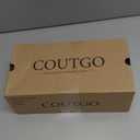 Coutgo Womens Bow Heels Sandals Block Low Heel Wedding Bride Dressy Shoes Open Toe Ankle Strap Sandals, Black, Size 8.5