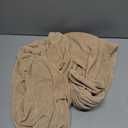 Couch Cushion Covers Individual Large Super Stretch Chenille (Softer Version) Sofa Cushion Covers, Couch Seat Covers Couch Slipcovers Furniture Protector (2PC, Khaki)