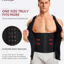 Nebility Mens Shapewear Fajas para Hombres Compression Shirt Men Body Shaper Tank Top Compression Undershirt Sleeveless Vest (M)