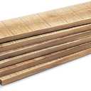 Bright Creations Shelf Wood Boards - 3.5 x 12 x 0.5 in, 6-Pack Reclaimed Wood Bundle - DIY Crafts & Barn Board Planks for Rustic Home Decor