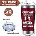 Tumbler 20oz, Mom Birthday Gifts, From Daughter/Son Best Mom Ever Gifts, Birthday Grandma