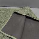 GORILLA GRIP Bath Rug Mat, Thick Soft Absorbent Chenille, Quick Dry Microfiber Mats, Rubber Backing Washable Shower Floor Rugs, US Designed Bathroom Bathmat Home Decor Accessories, Sage Green 24x36