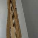 Double Curtain Rods 72-144 Inches for Windows, 1 Inch Diameter Adjustable Heavy Duty Drapery Rod with Aluminum Alloy Brackets and Finials, Modern Stylish Dual Curtains Rod, Antique Bronze