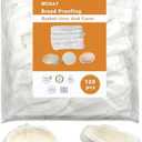 100 Pack Banneton Bread Proofing Basket Liner,21" Bread Bowls Liner Non-Stick Dough,BPA-Free Non Woven Sourdough Bread Basket Liners,Elastic Banneton Liners for Prevents Dough from Sticking to Basket