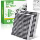 RVgolf 2-Pcs Cabin Air Filter for Toyota Camry, Corolla, 4Runner, Sienna, Tundra, RAV4, Lexus RX350, NX300, Subaru Legacy, Outback Car Replacement for CF10285 Essential Automotive Accessories