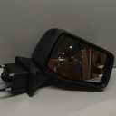 JDMSPEED Right Passenger Side Mirror Compatible with 2019-2024 Chevy Silverado 1500 Black Heated Power Glass Manual Folding Temperature Sensor Replace#GM1321583(7 Pins)