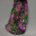 CISDUEO Silk Daisy Flower Garland - Purple Artificial Flower Vine, Hanging Ivy Garland for Wall, Party, Wedding Arch, Floral Decor, Home Indoor/Outdoor Ceremony