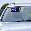 Handicap Placard Holder for Car, Disabled Parking Permit Sign Protector for Car Visor Auto Card Clip with Pen Holder, Note Paper Card Slot, Elastic Strap (2, Black)