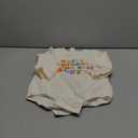 YOKJZJD Newborn Baby Girl Boy Happy Birthday To The Best Daddy Bubble Romper Short Sleeve Bodysuit Jumpsuit Summer Outfits (12-18 Months, Apricot)