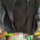 Amazon Essentials Women's V-Neck Midweight Relaxed-Fit Cardigan Sweater (Black), XS