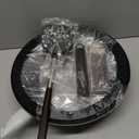 Carbon Steel Wok - Including Glass Cover and Silicone Spatula, 13-Inch Woks & Stir-Fry Pans for Induction, Electric, Gas Stoves