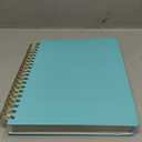 Large Spiral Lined Notebooks for Work With Removable Dividers & Tabs, 8.5"x11" Hardcover 5 Subject Notebook for Note Taking & Organizer, A4 College Ruled Journal for Women & Writing, Aquamarine, 280 Pages