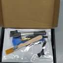 Compressed Air Duster, 130,000RPM Ultra-Powerful Cordless Electric Air Duster with 8000mAh Rechargeable Battery, 4-Gear Adjustable Air Blower for Keyboard, Computer, Car, Home Cleaning (Black)