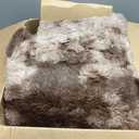 Hutha 7x10 Large Area Rugs for Living Room, Super Soft Fluffy Modern Bedroom Rug, Tie-Dyed Brown Indoor Shag Fuzzy Carpets for Girls Kids Nursery Room Home Decor