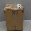 Ceramic Coffee Canister Jars,Airtight Coffee Storage Container with Handle Lid,Ceramic Food Storage Jars for Coffee Beans,Vacuum Sealed Vintage Kitchen Canisters Large,8.5 inches (Beige)