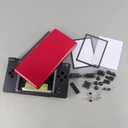 for NDSL Full Shell Housing Replacement for Nintendo DS Lite NDSL Case Transparent Clear sSell (red Black)
