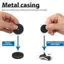 LOVIMAG Magnets,150lb+ Waterproof Strong Neodymium Cup Magnets with Screws for Wall Mounting,12Pcs Black Rare Earth Magnet, Heavy Duty Magnet with Countersunk Holes for Holding Tools Lifting,Hanging