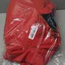 Men's Outerwear Vests Winter Warm Outdoor Padded Puffer Lightweight Vest (Large, Red)