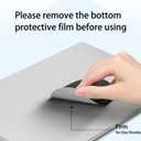 2 x Slim Stick-On Mouse Pouch, Holder for Wireless Mouse, Sleeve for Laptop, Reusable Adhesive, No Glue Residue, Compatible with iPad or MacBook (Black) Only for Apple Magic Mouse (Special Edition)