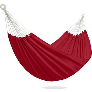 PNAEUT Double Hammocks for Outside, Replacement Outdoor Tree Hammock for Indoor Patio Porch Garden (Cherry, Medium)
