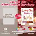 2 x Funny Cute Valentines Day Card and Gift for Him or Her  Valentines Day Card for Boyfriend Girlfriend Husband Wife (WY-500)