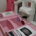 Step2 Fun with Friends Kids Kitchen Playset, Indoor/Outdoor Kitchenette, Interactive Play with Lights and Sounds, Durable Plastic, Includes 25 Piece Toy Accessories, Toddlers 2+ Years Old, Pink