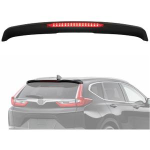 ALMULOO Trunk Spoiler Wing w/LED Compatible with 2007-2011 CRV Brake Light