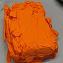 8 mil Heavy Duty Orange Nitrile Gloves 100 pcs Diamond Texture Heavy Duty Industrial Glove,Powder-Free,Latex-Free,Durable Disposable Gloves for Mechanics,Automotive & Food Handling (Medium)