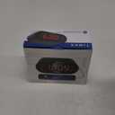 Timex Alarm Clock for Bedroom with FM Radio and 10 Station Presets, Clock Radio with Dual Alarms, USB Charger, Large Display, Sleep Timer, and Snooze  Black (T232B)