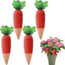 4PCS Terracotta Watering Spikes - Automatic Self-Watering Stakes, Vacation Plant Waterer for Bottle, Perfect for Indoor & Outdoor Plants
