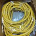 10/3 SJTW Yellow Wire 50 Feet - 10 AWG 3 Conductor SJTW Cable with UV-Resistant Jacket for Motor Leads, Battery Chargers and Machine - 50 ft Electrical Wire