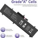 C41N1837 Laptop Battery for ASUS ROG Zephyrus G15 GA501I GA502 GA502D GA502DU GA502GU GA502IV GU502 GU502DU GX502GW GX532GV GU532GW GU502LU GU502LW GU502LV GX502LXS GX502GV GX502GW 0B200-03380100