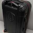 Traveler's Choice Maxporter II 22" Hardside Polycarbonate Spinner Carry-On Luggage, USB Port, TSA Lock, Black