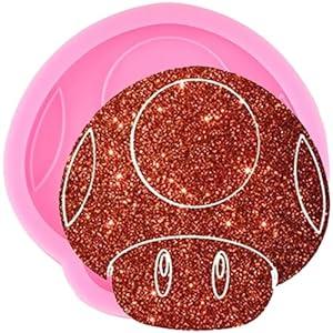 YIHUOMOLDS Mushroom Silicone Mold Mushroom Chocolate Fondant Molds For Cake Decorating Cupcake Topper Chocolate Candy Gum Paste Polymer Clay