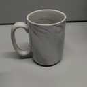 Coffee Mugs Set of 4,16 OZ Large Tea Cups, Grey Marble Ceramic with Big Handle,Bulk Marble Diner Mugs Set for Latte, Beer,Cappuccino,Microwave Dishwasher Safe Cup for Men Women Gift