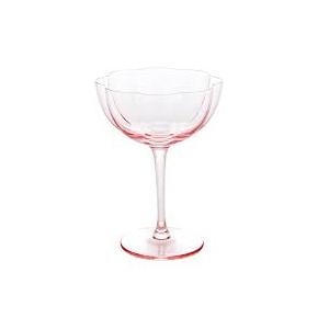 Tabletops Unlimited Coupe Glass Set - Pink